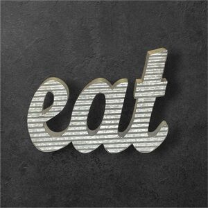 'Eat' Metal Kitchen Decor